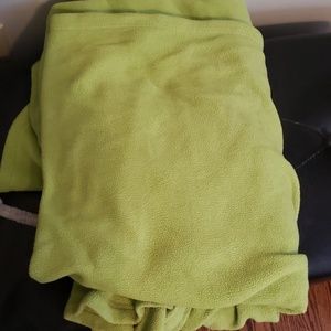 Big lime green soft blanket/throw